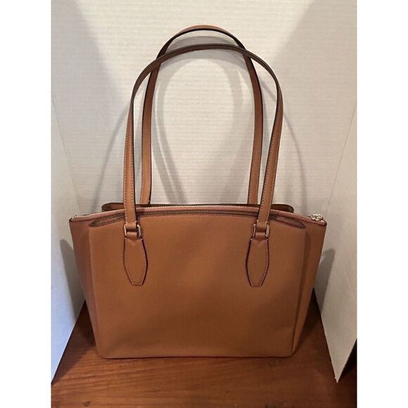 Kate Spade New York Monet Large Triple Compartment Pebbled Leather Tote 910 - Picture 3 of 10